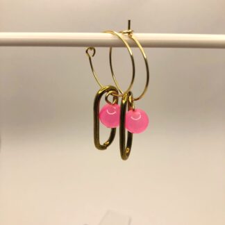 Creolen mit zwei Charms