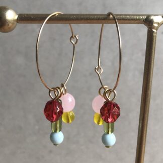 Creolen mit drei Charms