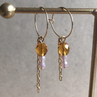 Creolen mit zwei Charms