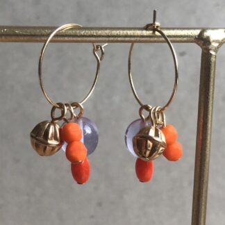 Creolen mit drei Charms