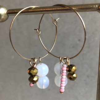 Creolen mit drei Charms