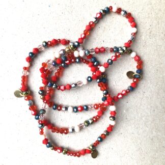 Armbändeli Sparkle Red